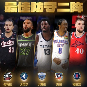 🌟NBA最佳防守二阵：卡马拉&amp;amp;戈贝尔&amp;amp;杰威&amp;amp;祖巴茨&amp;amp;JJJ